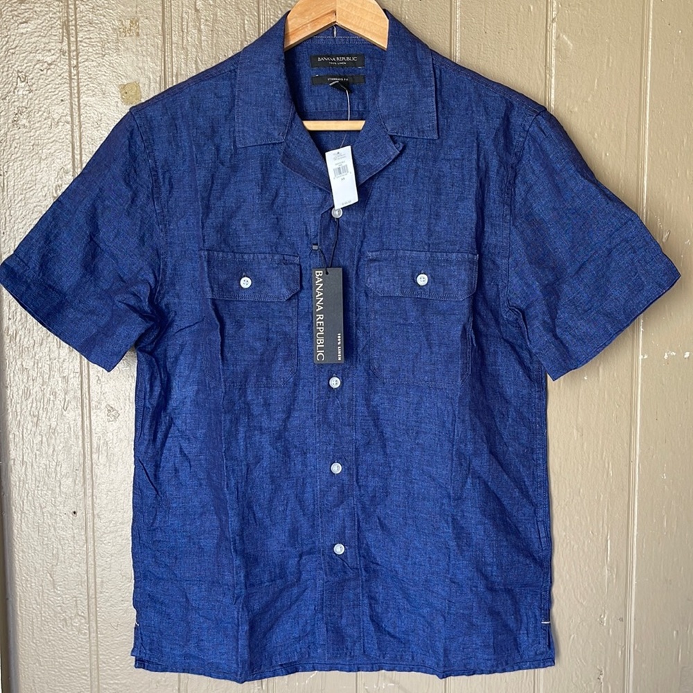 Banana Republic Linen Shirt - Gem